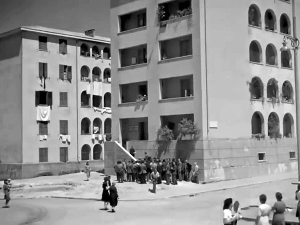 Vedi su Google Maps ufficio di collocamento di val melaina nel film ladri di biciclette