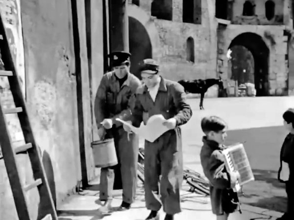 Vedi su Google Maps via di porta pinciana nel film ladri di biciclette