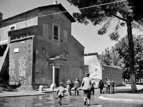 Vedi su Google Maps santi nereo e achilleo nel film ladri di biciclette