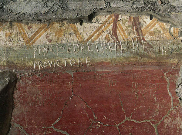 invocazione ai santi pietro e paolo nelle catacombe di s.sebastiano