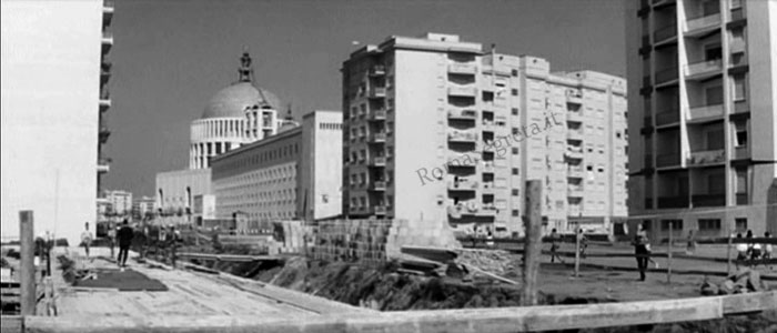 scena a viale dei salesiani a la dolce vita