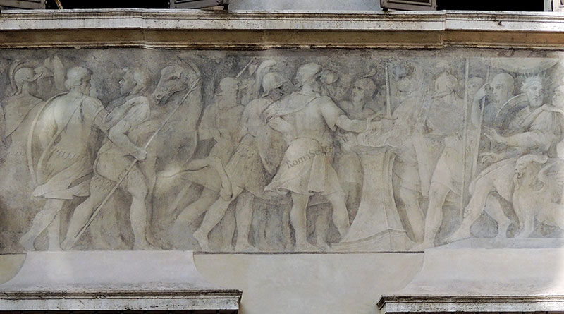 storie di muzio scevola a palazzo ricci