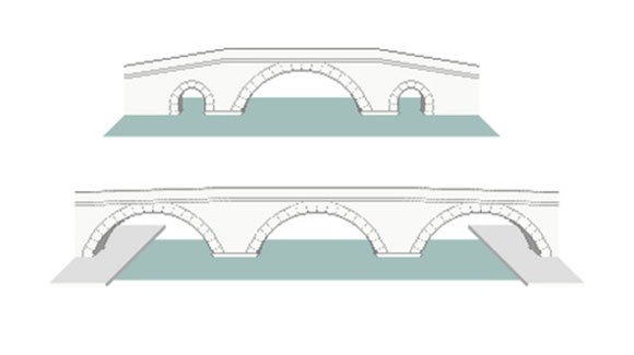 disegno di ponte cestio