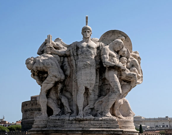 il valore militare a ponte vittorio emanuele II