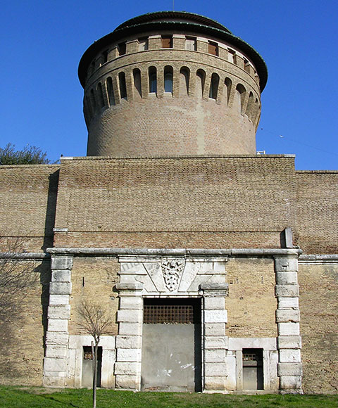 porta pertusa della città leonina