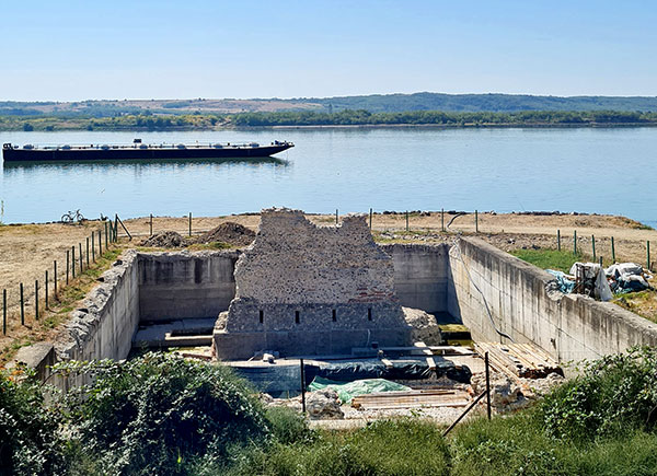 resti del ponte di traiano