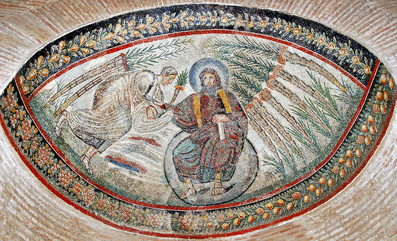 mosaico della consegna delle chiavi
