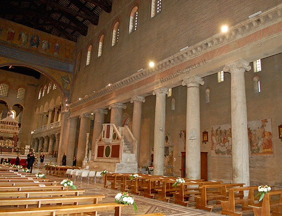 navata di onorio III a s.lorenzo fuori le mura