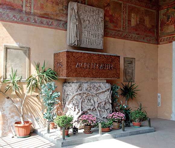 tomba di alcide de gasperi