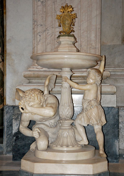 acquasantiera a s.paolo fuori le mura