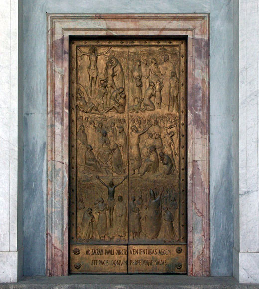 porta santa a s.paolo fuori le mura
