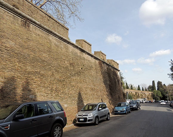 settimo bastione delle mura gianicolensi