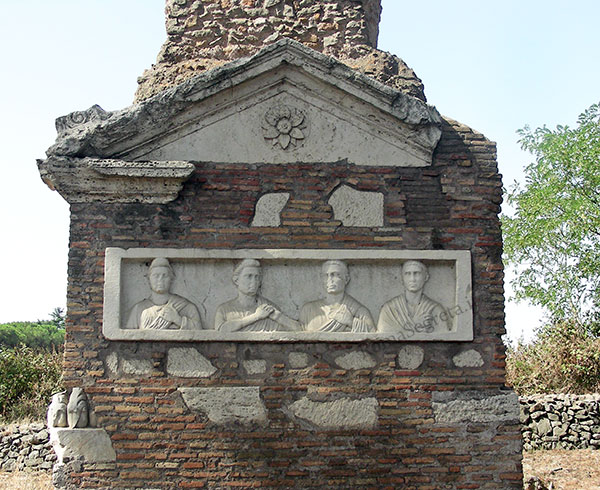 tomba del frontespizio