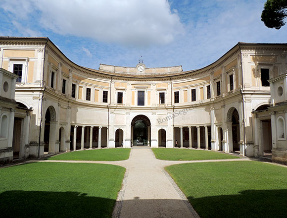 portico ed emiciclo di villa giulia