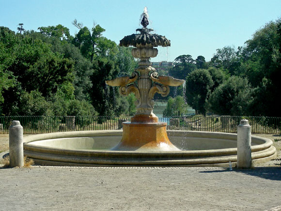 fontana del giglio a villa pamphilj