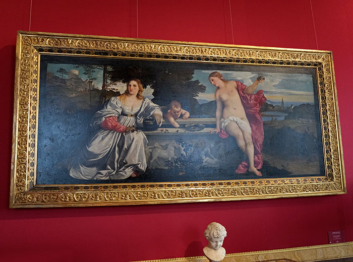 amor sacro e amor profano di tiziano