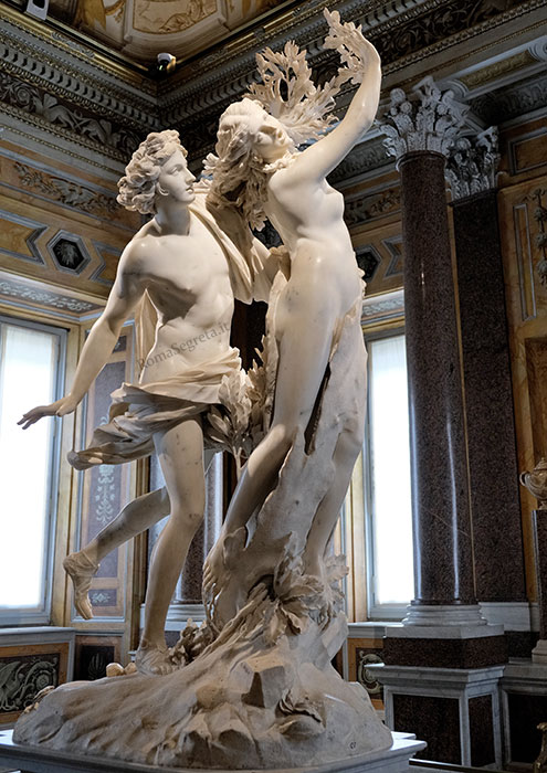 apollo e dafne di gian lorenzo bernini alla galleria borghese