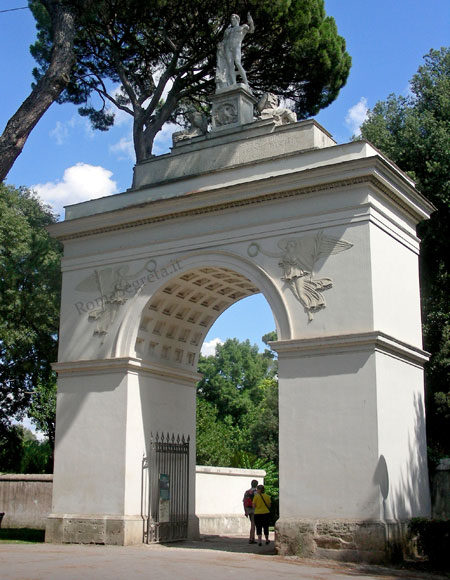 arco trionfale a villa borghese