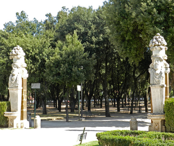 fontana delle erme a villa borghese