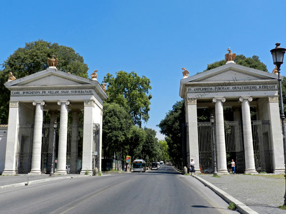 ingresso a villa borghese