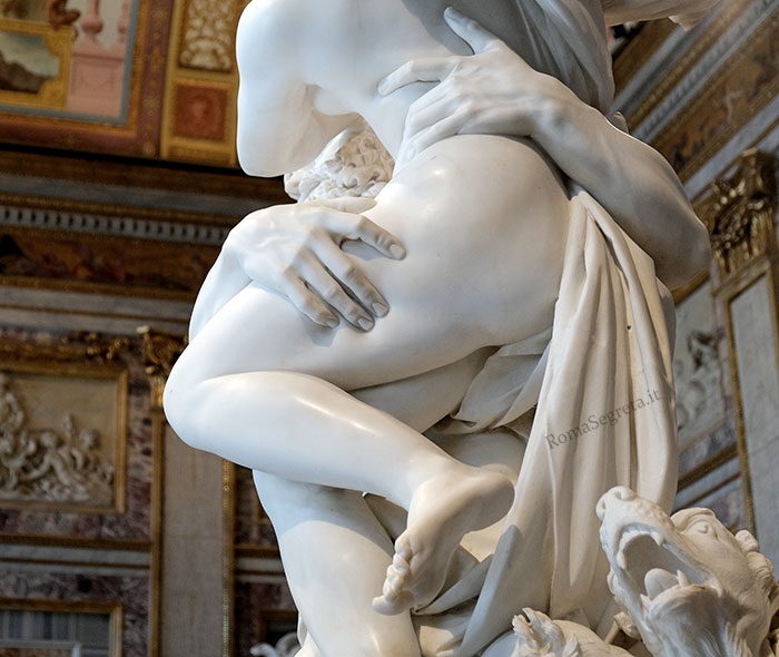 dettaglio del ratto di proserpina di gian lorenzo bernini