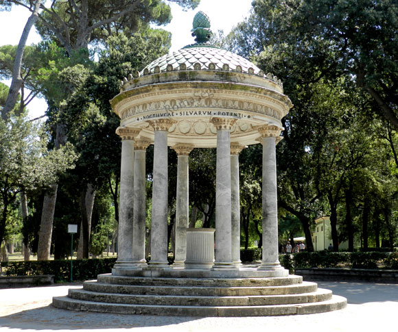 tempio di diana a villa borghese