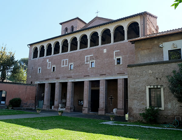 facciata della chiesa di s.saba