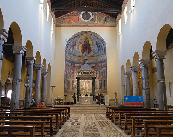 interno della chiesa di s.saba