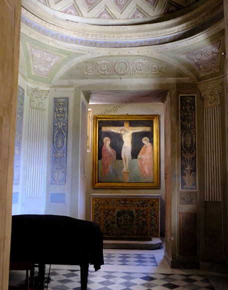 cappella della crocifissione a s.cecilia in trastevere