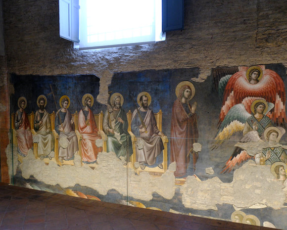 vergine in preghiera nel giudizio universale