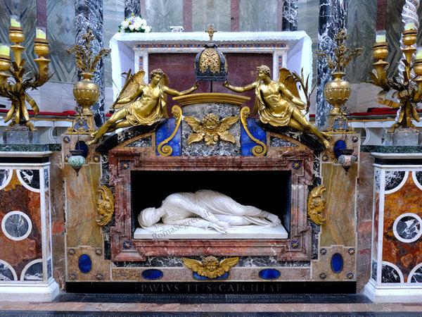 statua di s.cecilia